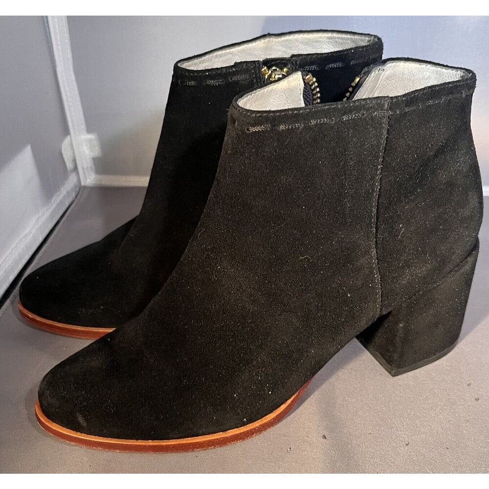 Matt Bernson Lido Suede Leather Booties Ankle Boots Women's Size 7
